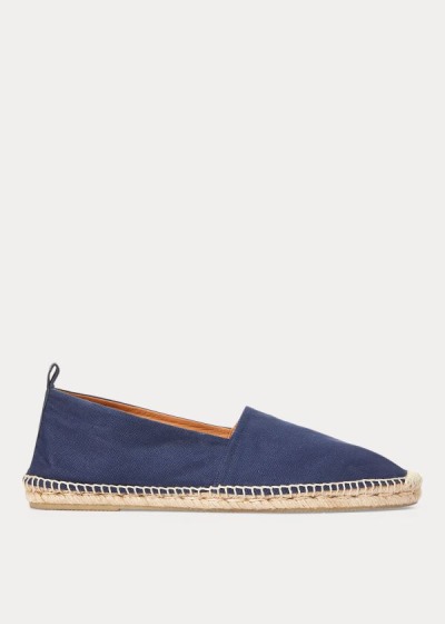 Ralph Lauren Bowsworth Cotton Espadrillos Herre Danmark (IZBUA5768)